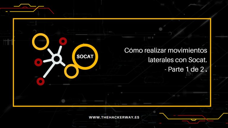 Diagrama que muestra técnicas de movimiento lateral con Socat para seguridad de red y pruebas de penetración.
