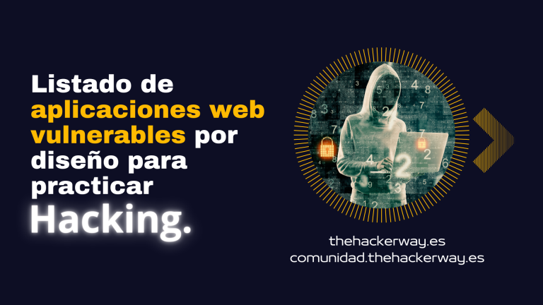Listado de aplicaciones vulnerables para practicar hacking ético y mejorar habilidades en ciberseguridad.