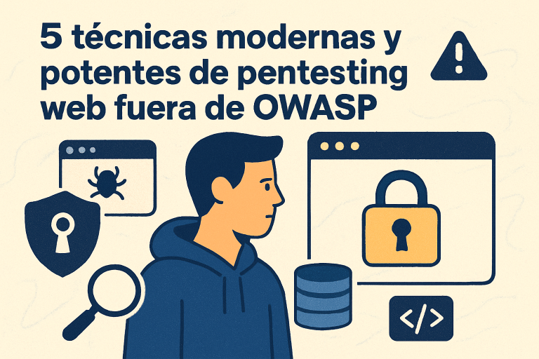 pentesting web avanzado fuera de OWASP Top 10 illustration for 5 técnicas modernas y potentes de pentesting web fuera de OWAS